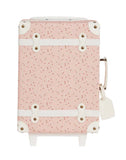 Olliella See-Ya Suitcase - Pink Daisies