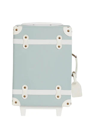 Olliella See-ya Suitcase - Steel Blue
