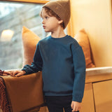 Numu Embroidered Fan Sweatshirt - Storm Teal