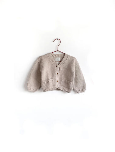 Please Mom Almond Knitted Sweater