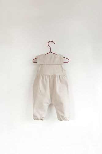 Please Mom Almond Sleeveless Romper