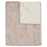 Peluche Lux Fur Blankets - Oatmeal and Natural Heather