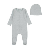 Bee & Dee Once Upon A Baby Footie And Beanie - Blue Wisp