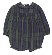 Load image into Gallery viewer, Cosmosophie Paola Romper - Green/Blue Plaid