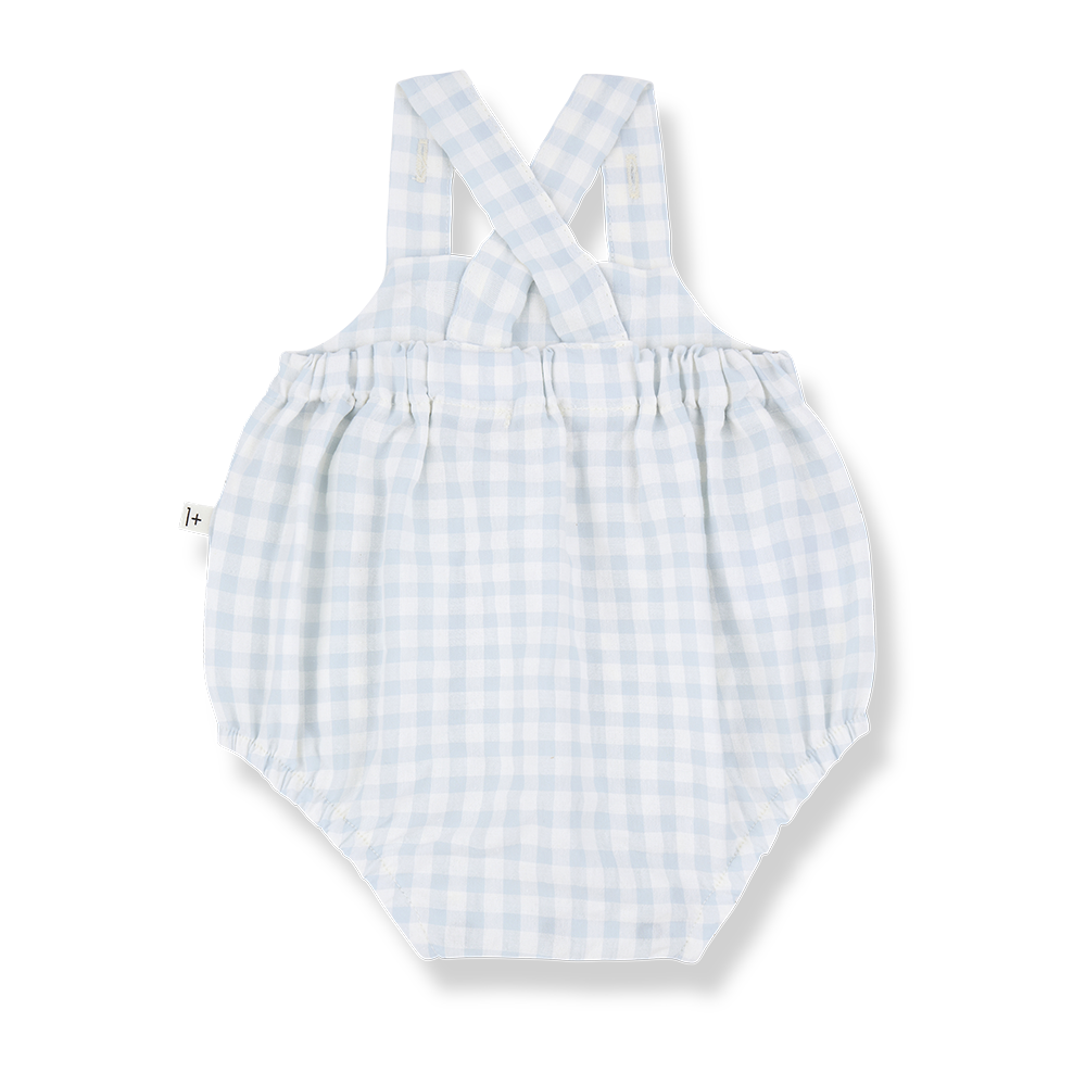 1+ In The Family Patras Romper - Misty Blue