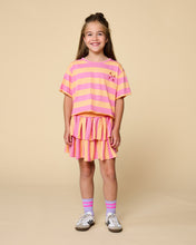 Load image into Gallery viewer, Petit Blush Stripe T-shirt - Cashmere Rose/Peach Cobbler