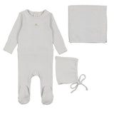 Lil Legs Pointelle Circle Set - Blue