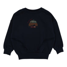 Load image into Gallery viewer, Lil Legs Plaid Detail Boys Sweatshirt - Navy