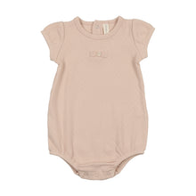 Load image into Gallery viewer, Lil Legs Pointelle Circle Romper - Shell Pink