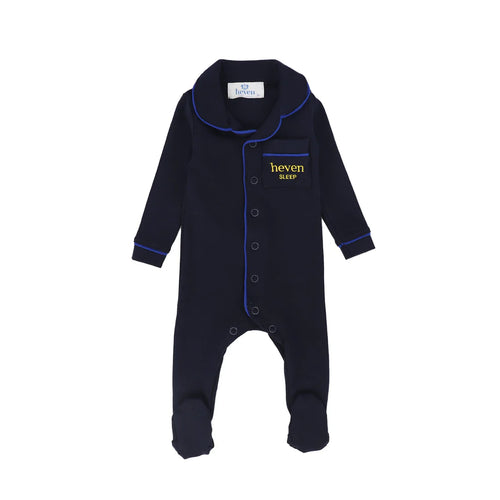 Heven Lounge Footie PJ12 - Navy