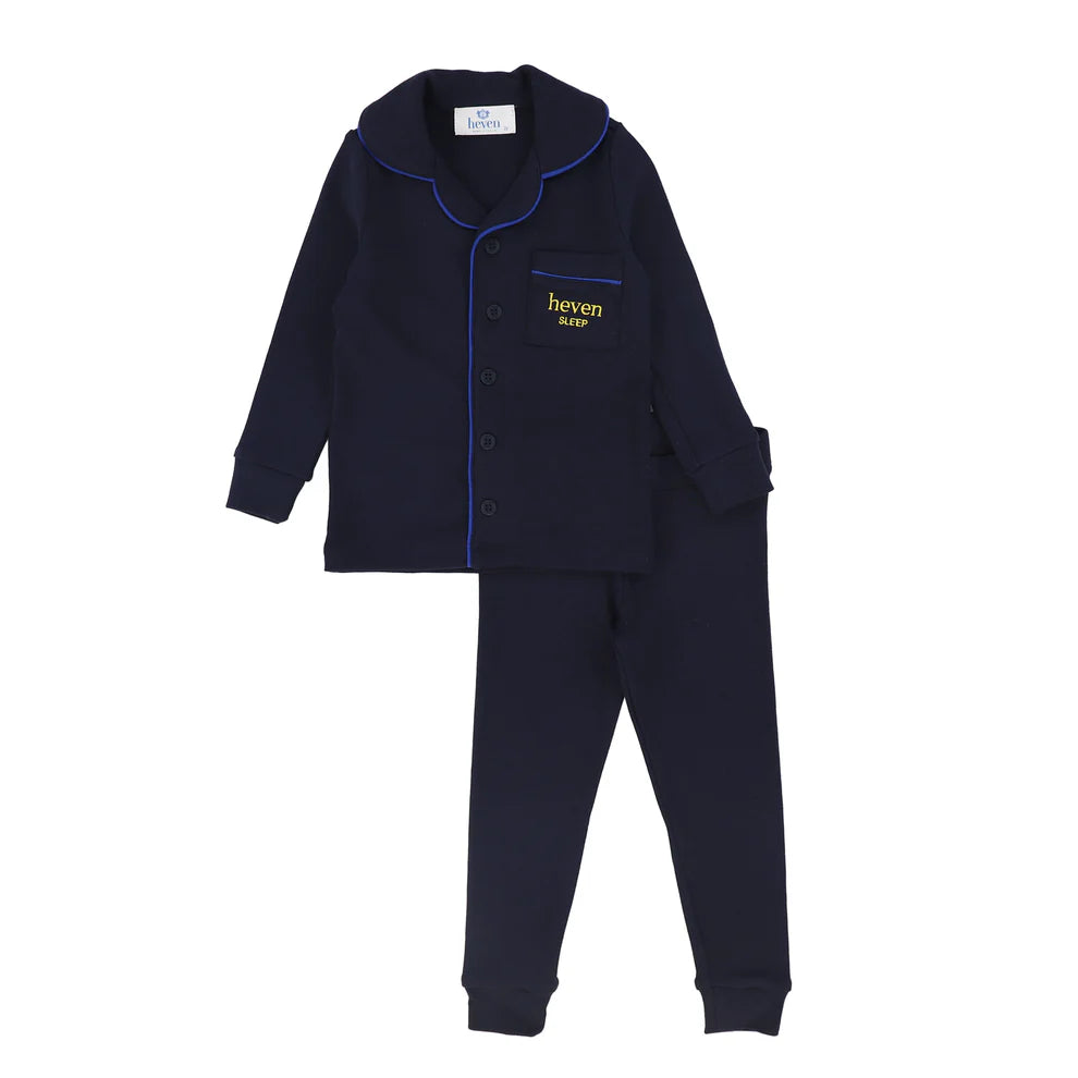 Heven Lounge Pajamas PJ11 - Navy