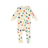 Little Parni LP Alphabet Footie And Hat (PJ116)