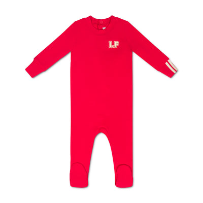 Little Parni LP Glow In The Dark Footie And Hat (PJ121) - Hot Pink