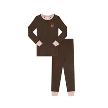Load image into Gallery viewer, Little Parni Pajamas (PJ123) - Brown/Pink