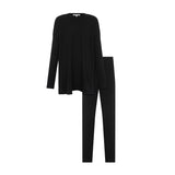 Little Parni V-Neck Teen Pajamas (PJ129) - Black