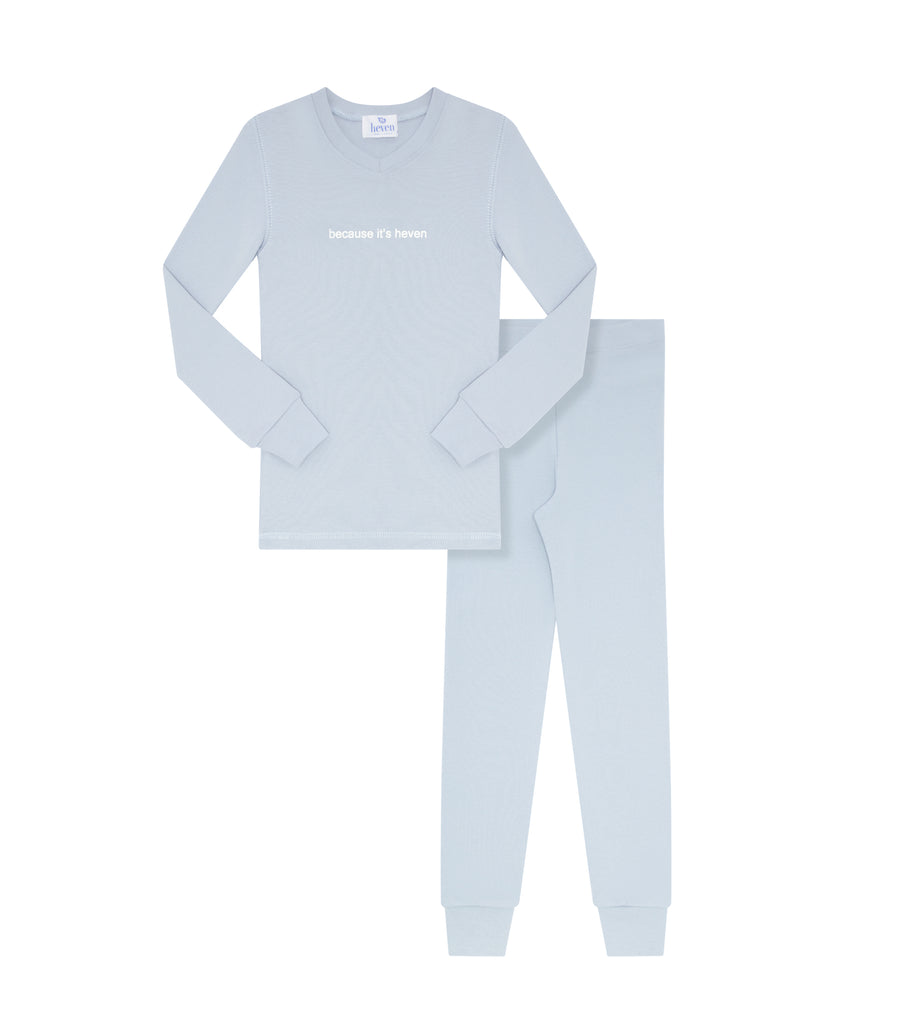 Heven Because It's Heaven Pajamas - Blue (PJ13)