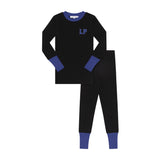 Parni Varsity Kids Pajamas - Black/Blue