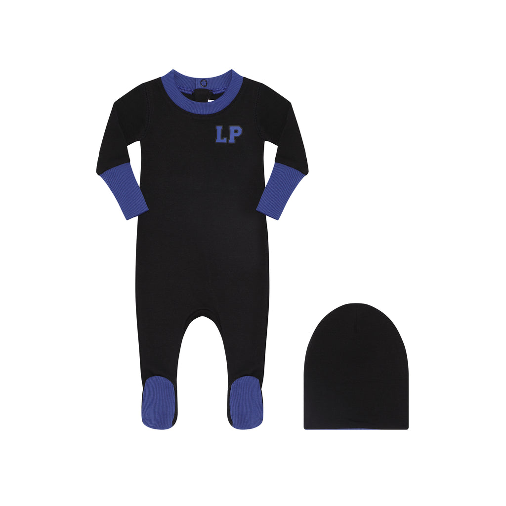 Parni Varsity Stretchy Black/Blue