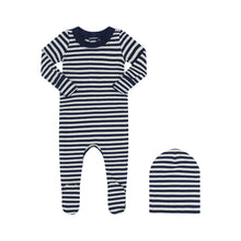 Load image into Gallery viewer, Little Parni Striped Stretchy - Blue / Ivory