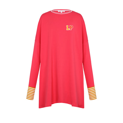 Little Parni  Varsity Colorblock Teen Pajamas PJ89 - Pink Final sale