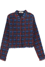 Load image into Gallery viewer, Valentina Plaid Smocked Blouse And Maxi Skirt Set