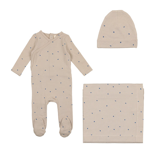 Lil Legs Printed Wrapover Cloud Set