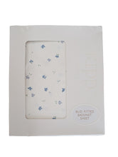 Load image into Gallery viewer, Kipp Bud Fitted Bassinet Sheet - Blue