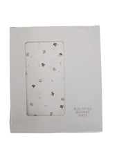 Load image into Gallery viewer, Kipp Bud Fitted Bassinet Sheet - Stone