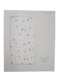 Kipp Bud Fitted Crib Sheet - Blue