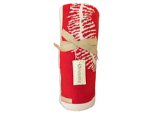 Load image into Gallery viewer, Inimini Blanket - Ivory/Red