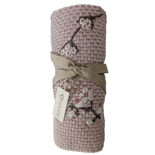 Inimini Blanket 2610B - Soft Mauve