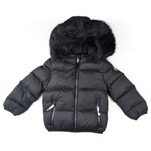 Load image into Gallery viewer, Colmar Baby Down Jacket With Fur - Nero