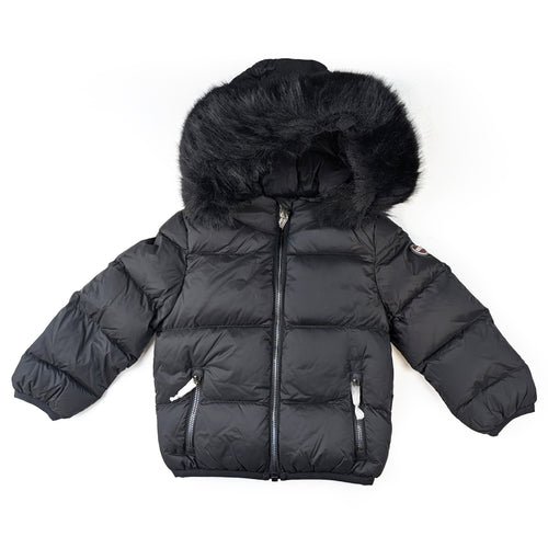 Colmar Baby Down Jacket With Fur - Nero