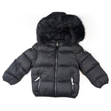 Colmar Baby Down Jacket With Fur - Nero