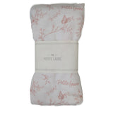 Petite Laure Baby Swaddle Secret Garden - Dusty Pink
