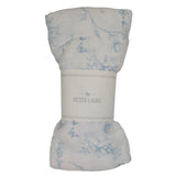 Petite Laure Baby Swaddle Secret Garden  - Dusty Blue