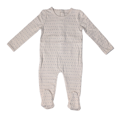 Lovely Littles Printed Footie - Mia Blue