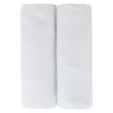 Ely's & Co Cotton Pack N Play / Portable Crib Sheet - Solid White