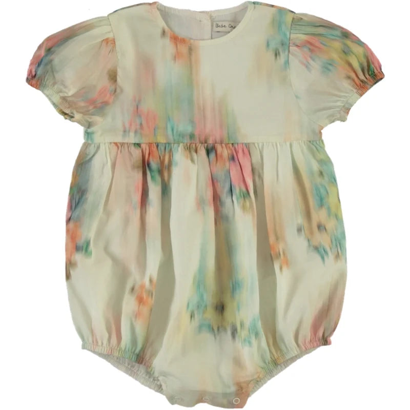 Bebe Organic Paris Romper - Nostalgic Florals