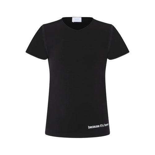 Heven H10 Short Sleeve V-neck Tee - Black
