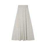 Heven H13 Classic Cotton Jersey Maxi Skirt - Grey