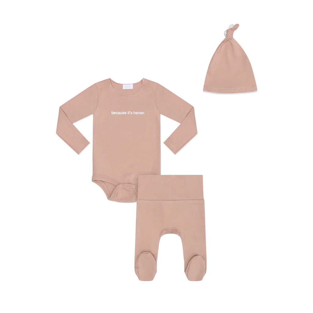 Heven H14 Baby Essentials 3 Piece Set - Pink