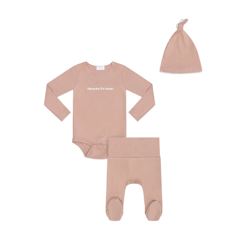 Heven H14 Baby Essentials 3 Piece Set - Pink