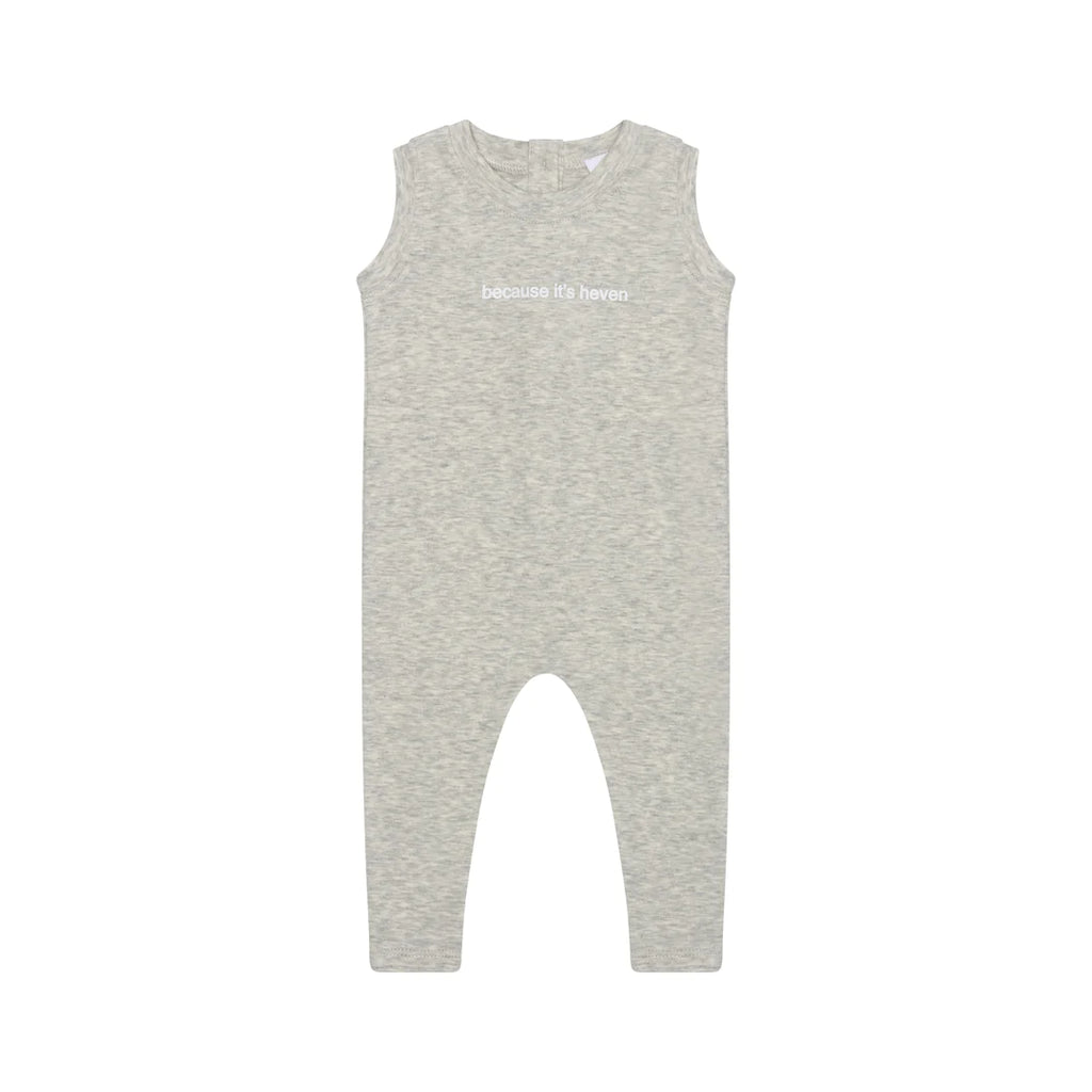 Heven H15 Baby Essentials Ribbed Romper - Grey