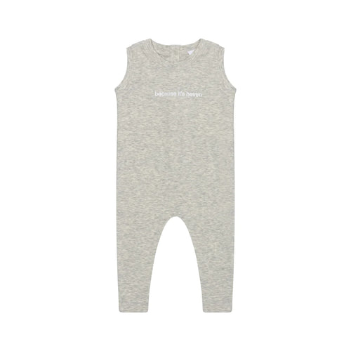 Heven H15 Baby Essentials Ribbed Romper - Grey