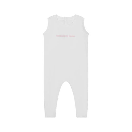 Heven H15 Baby Essentials Ribbed Romper - White