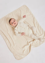 Load image into Gallery viewer, Little Parni Cardigan and Romper-all Velour -Ivory