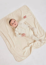 Load image into Gallery viewer, Little Parni Cardigan and Romper Set - all Velour - Ivory