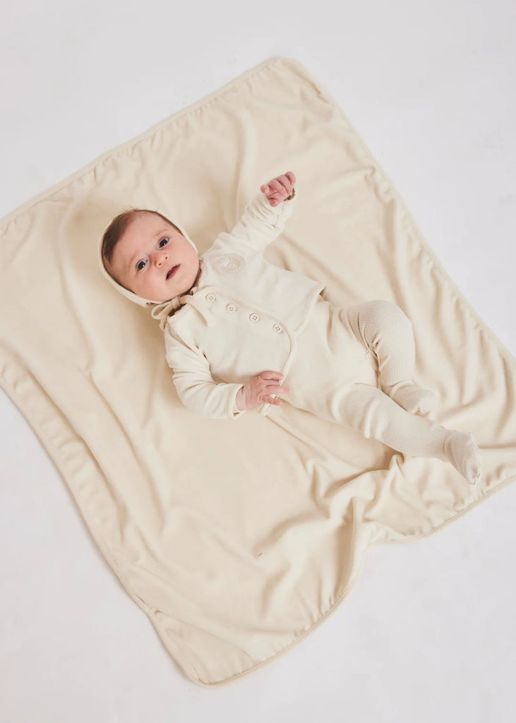 Little Parni Ivory Baby Cardigan Set W. Beanie