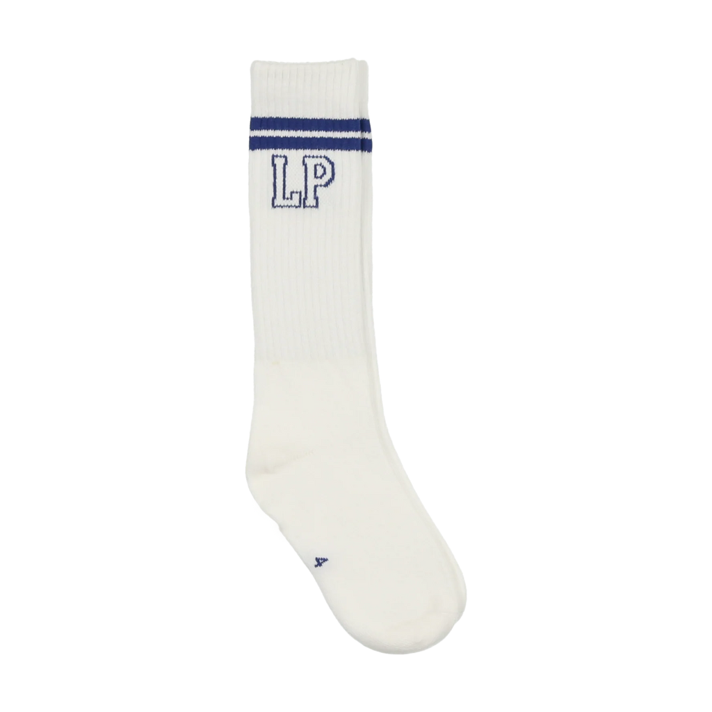 Little Parni LP002 Knee Socks - White/Blue